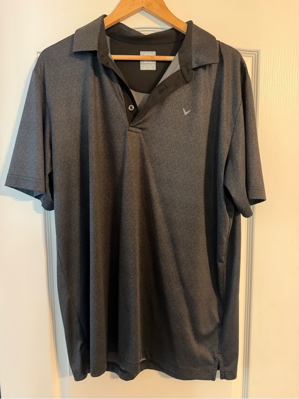 Callaway Men’s black Heather Golf Polo
